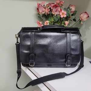 COACH Genuine leather attachet brief case. Laptop, files etc Rare HTF